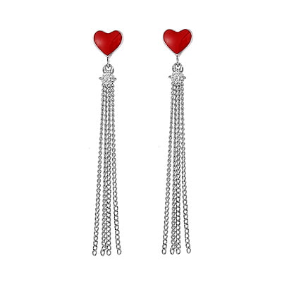 Sterling Silver Heart Earrings