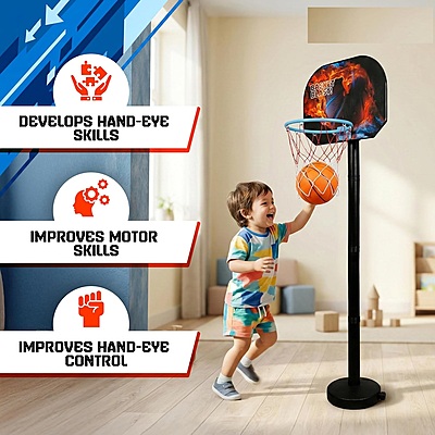 Amazkart 3-in-1 Basketball Play Set for Kids