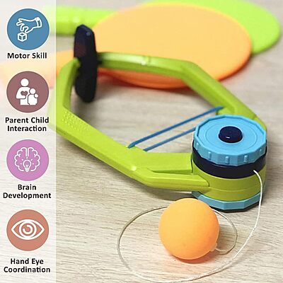 Amazkart Door Hanging Table Tennis Trainer for Kids