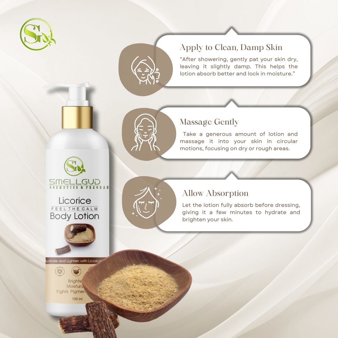 All Season Body Lotion | With Vitamin Enriched & Goodness of Licorice|Certified palm oil free, Vegan & Chemical free| (Pack of 1x100 ML)