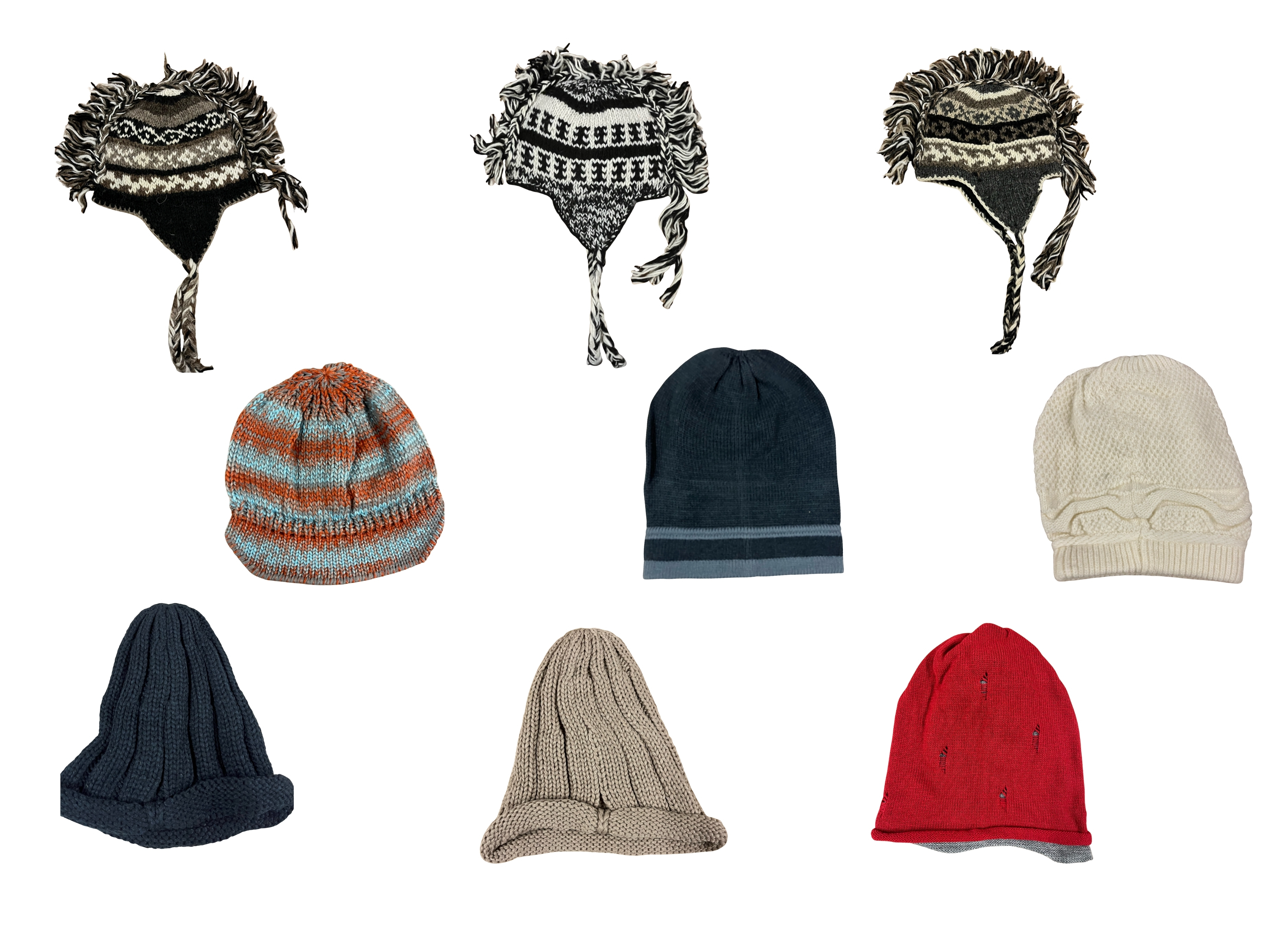 CC Beanie Winter Hats Pallet- 640 Mixed Styles - Cuffed/Pom/Slouch - Retail $14 | $1.00 Each