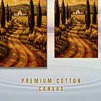 Cape Dutch Farmhouse Klein Karoo Canvas Print | UNFRAMED PRINT