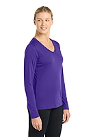Sport-Tek® Women's Long Sleeve PosiCharge® Competitor™ V-Neck Tee - LST353LS