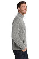 Port Authority® Heather Microfleece Full-Zip Jacket - F235