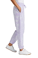 Port & Co™ Women's Beach Wash® Cloud Tie-Dye Sweatpant - LPC140P