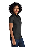 Port Authority® Women's Short Sleeve SuperPro™ Twill Shirt - L664