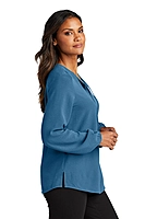 Port Authority® Women's Textured Crepe Blouse - LW714