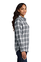 Port Authority® Women's Plaid Flannel Tunic - LW668