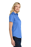 Port Authority® Women's Short Sleeve SuperPro React ™ Twill Shirt - LW809