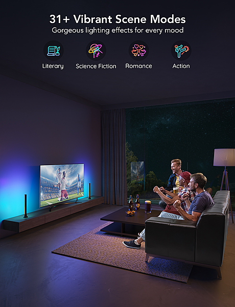 Govee RGBIC TV Light Bars for 45-70 inch TVs