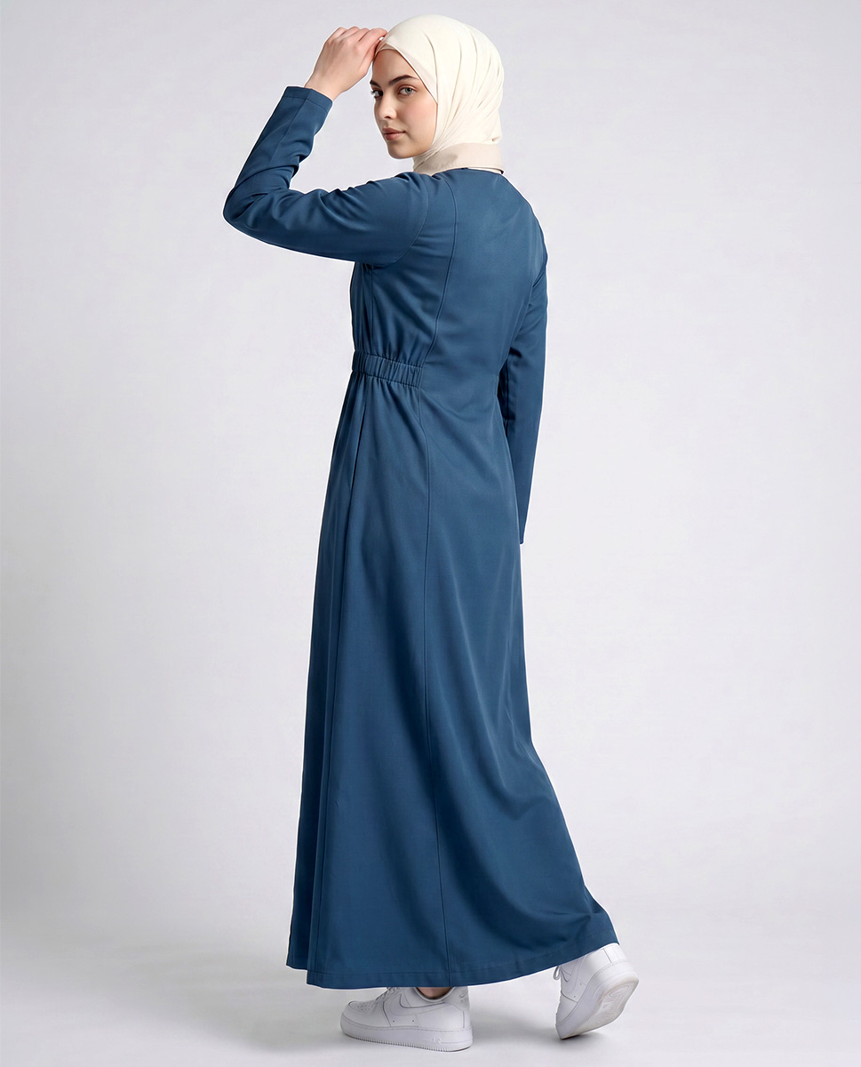 MODERN MUSE TEAL BLUE JILBAB