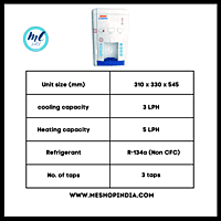 Specification of Usha Laguna Table Top Water Dispenser. Specification of Usha Laguna Table Top Water Dispenser.