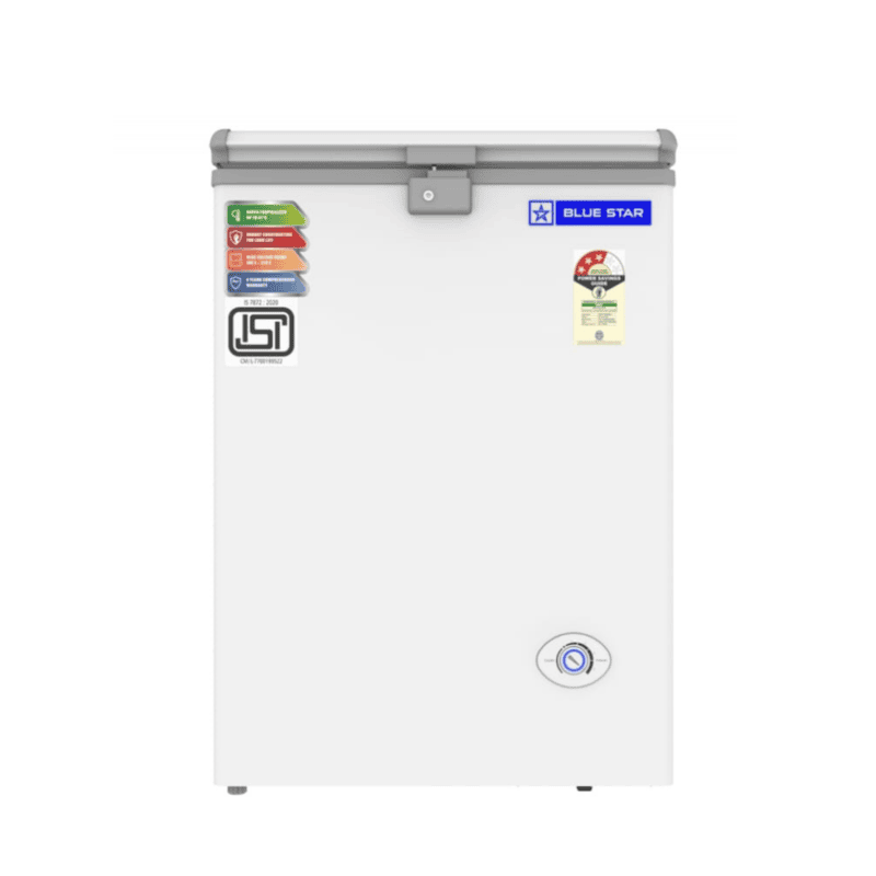 Front look of Blue Star  Hard Top Deep freezer-CF3-130NEYW