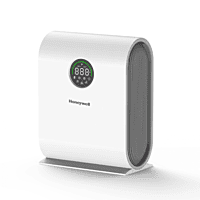 Honeywell Air Touch V5 Air Purifier for Home standing in a modern Delhi living room. Honeywell Air Touch V5 Air Purifier for Home standing in a modern Delhi living room.