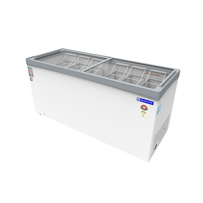 Blue Star Flat Glass Top Deep Freezer-GT5-590N with 530 litre freezer capacity Blue Star Flat Glass Top Deep Freezer-GT5-590N with 530 litre freezer capacity