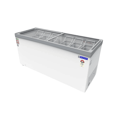 Blue Star 590 Litre Deep Freezer with its Energy Efficiency Label Clearly Visible