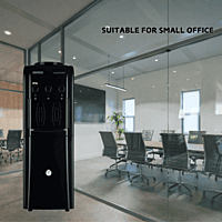 Suitable for Office: Usha Jet Black Instafresh Cooling Cabinet Water Dispenser. Suitable for Office: Usha Jet Black Instafresh Cooling Cabinet Water Dispenser.