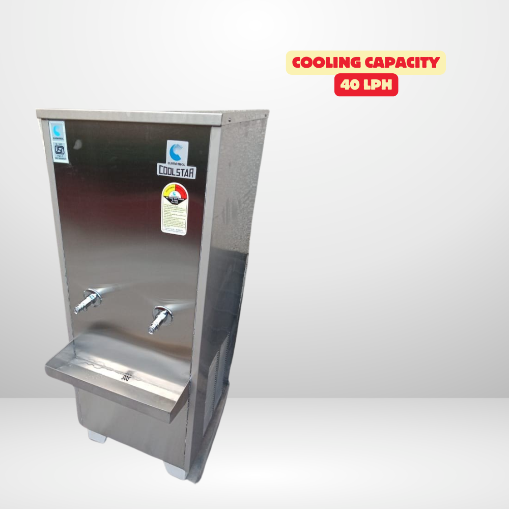 Climatrol Cool Star water cooler for commercial settings. Climatrol Cool Star water cooler for commercial settings.