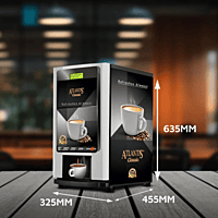 Dimension of Atlantis Classic 4 lane Coffee Vending Machine . Dimension of Atlantis Classic 4 lane Coffee Vending Machine .