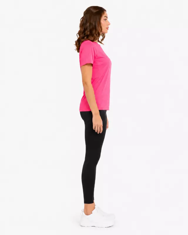 Women's Quick-Dry Performance Sports T-Shirt – Neon Pink