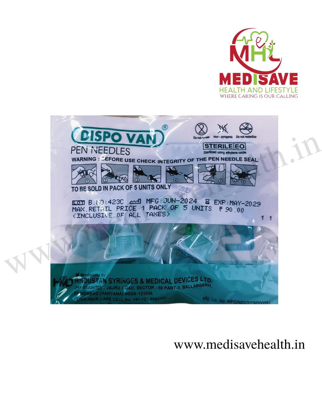 DISPOVAN PEN NEEDLE