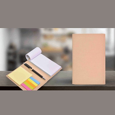 Note Pad with Sticky Notes & Pen