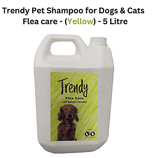 Trendy Pet Shampoo  Flea care - (Yellow) - 5 Litre