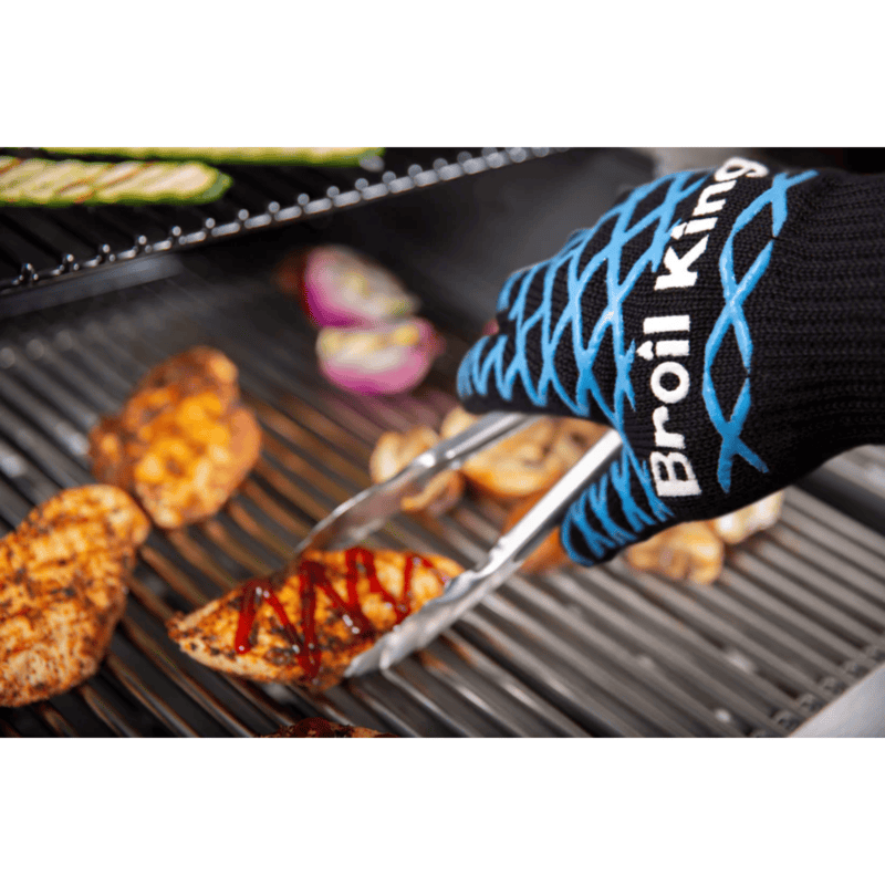 Broil King Glove - Single Black With Blue Accents