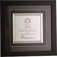 ICICI BANK PLAQUES TROPHY