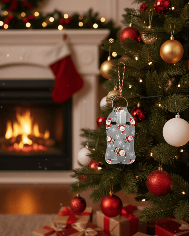 Christmas Hand Sanitizer Keychains