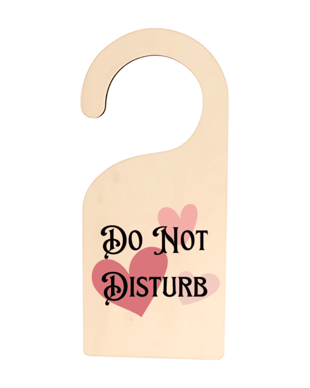 Do Not Disturb Door Hanger