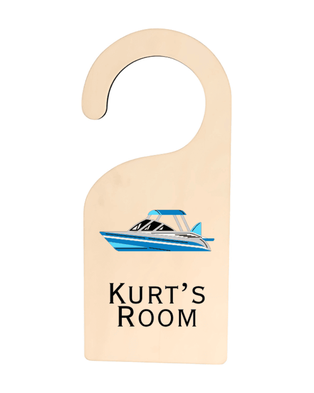 Personalized Bedroom Door Hanger