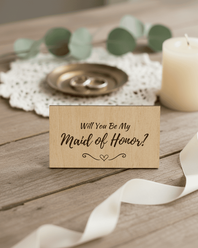Bride's Side Proposal Cards