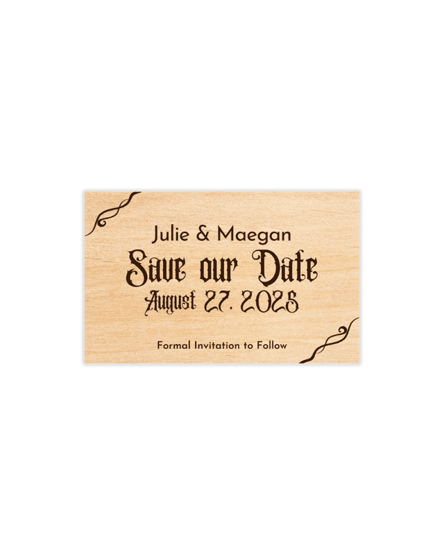 Save Our Date Card, Set of 16