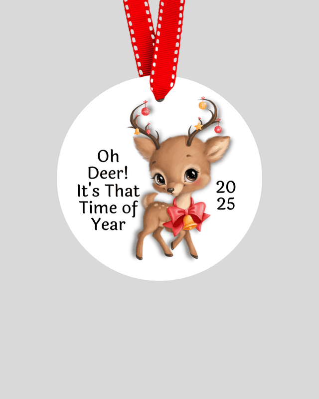 Deer 2025 Ornament