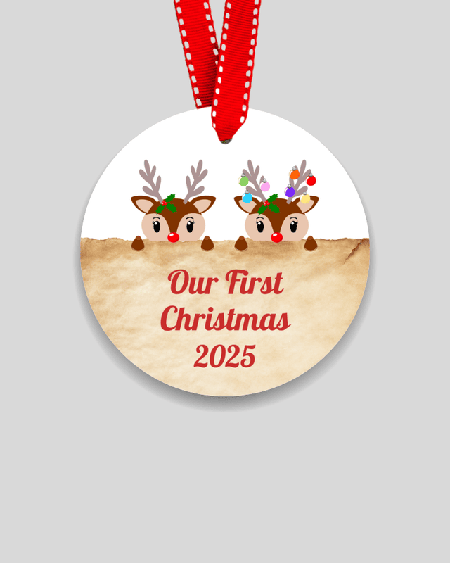 Our First Christmas 2025 Ornament