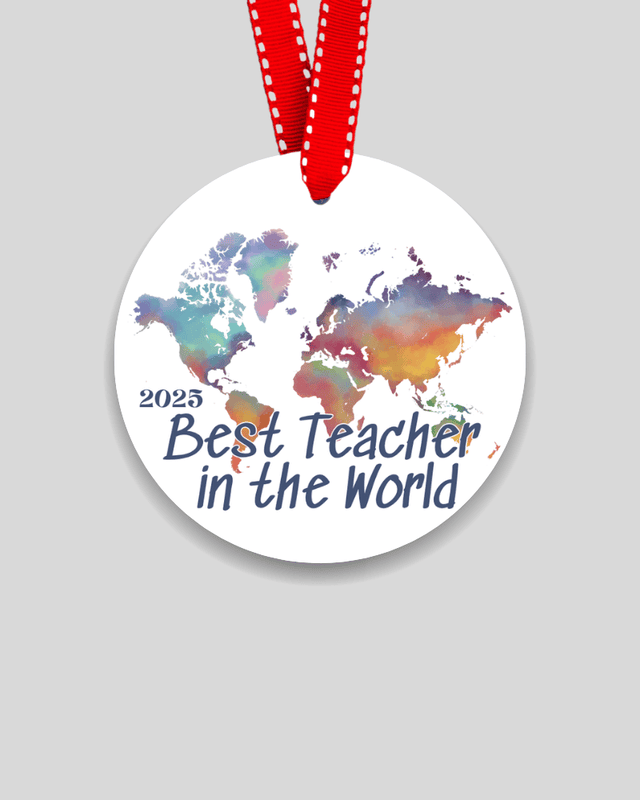 Teacher 2025 Ornament