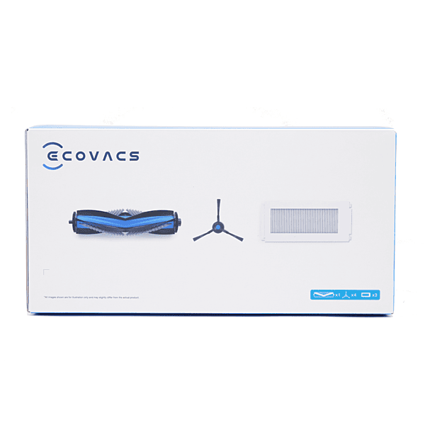 Ecovacs DEEBOT N30 PRO OMNI/N30 OMNI/N20e PLUS/N20e Buddy Kit - 4 Side Brushes, 1 Main Brush, 3 Filters
