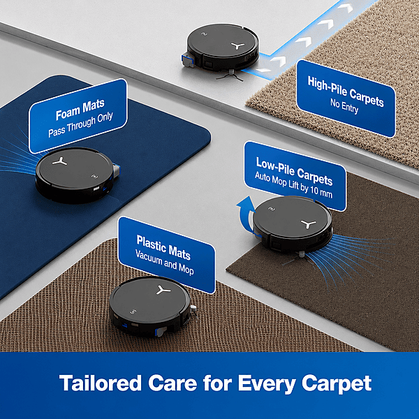 ECOVACS DEEBOT X8 OMNI - Wet Dry Vacuum Cleaner, OMNI Station, 18,000Pa