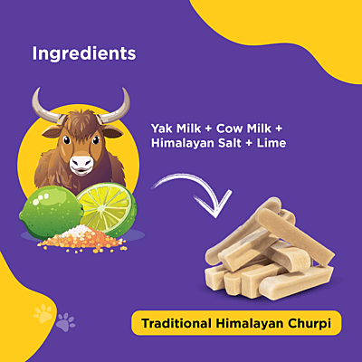 Yak Cheese Chew Peanut Butter - L (30 Pcs)