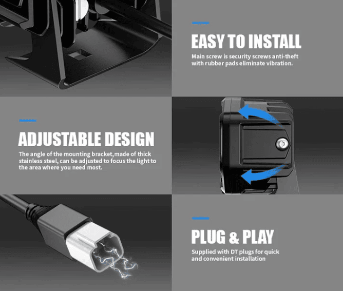 Aurora 4" FireNova Pod with Amber DRL
