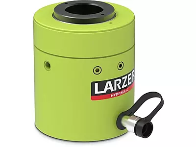 LARZEP Hollow Hydraulic Cylinders, Single-Acting Spring Return, SSH-Series