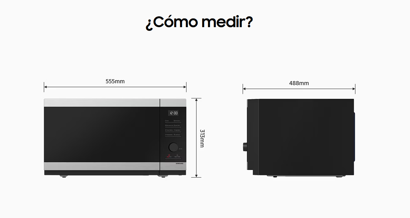 MS40DG5504ATAP,Microondas 1.4 Pies Ceramica Seamless STSS Design, 12 meses Garantía General