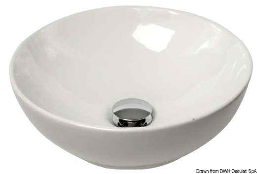 Ceramic hemispherical sink surface mounting �365mm