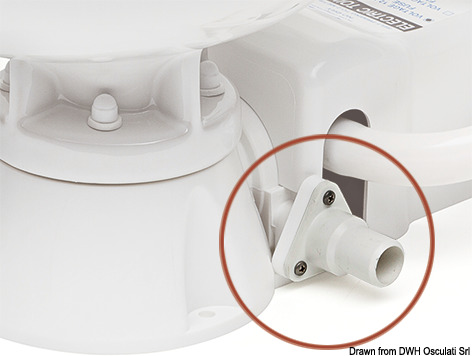 Straight outlet fitting 25 mm