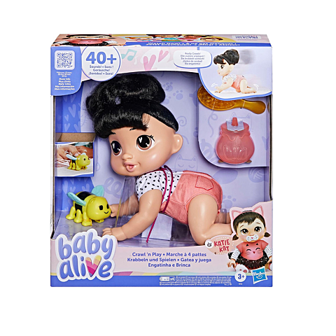 Baby Alive Crawl 'n Play Doll - Katie Kat