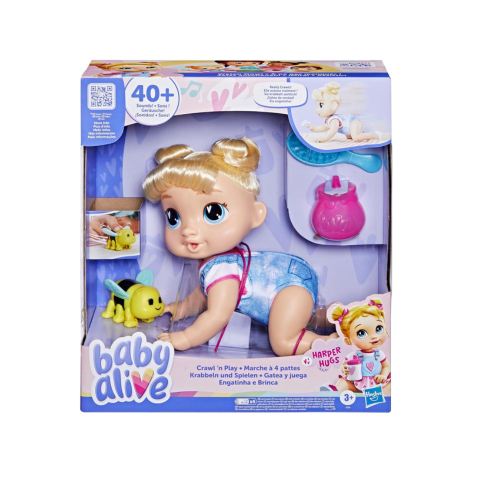 Baby Alive Crawl 'n Play Doll - Harper Hugs