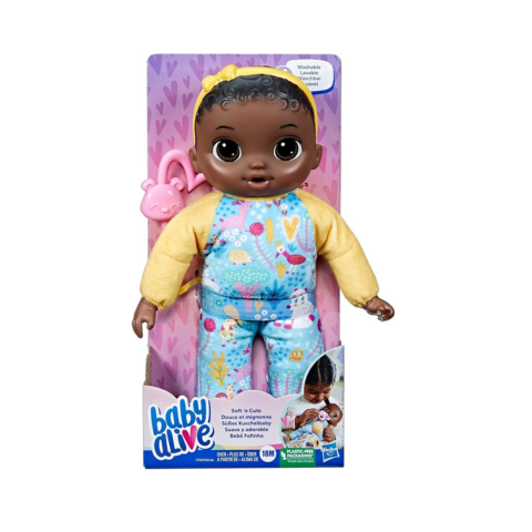 Baby Alive Soft 'n Cute Doll - Black Hair