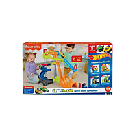 Fisher-Price Hot Wheels Little People Spiral Stunt Speedway