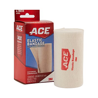 3M™ ACE™ Elastic Bandage Tan 4 Inch X 5-3/10 Foot (RL) 3M™ ACE™ Elastic Bandage Tan 4 Inch X 5-3/10 Foot (RL)